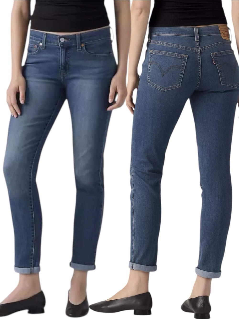 Levi’s Boyfriend Mid Rise Jeans W26 L27 Medium Wash